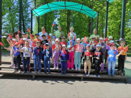 Зарница в "Роще" Зарница в "Роще".